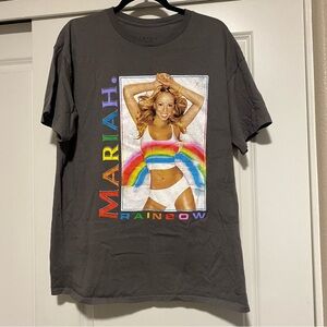 Mariah Carey T-Shirt Rainbow XL Pride Y2K Vintage